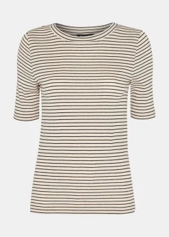 Navy Slim Stripe T-Shirt