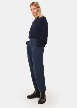 Navy Tessa Casual Trouser