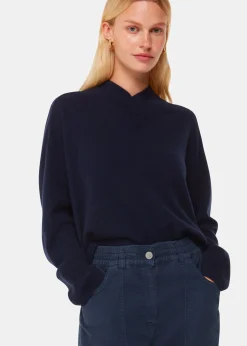 Navy Tessa Casual Trouser