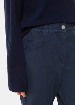 Navy Tessa Casual Trouser