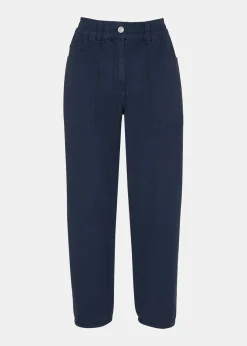 Navy Tessa Casual Trouser