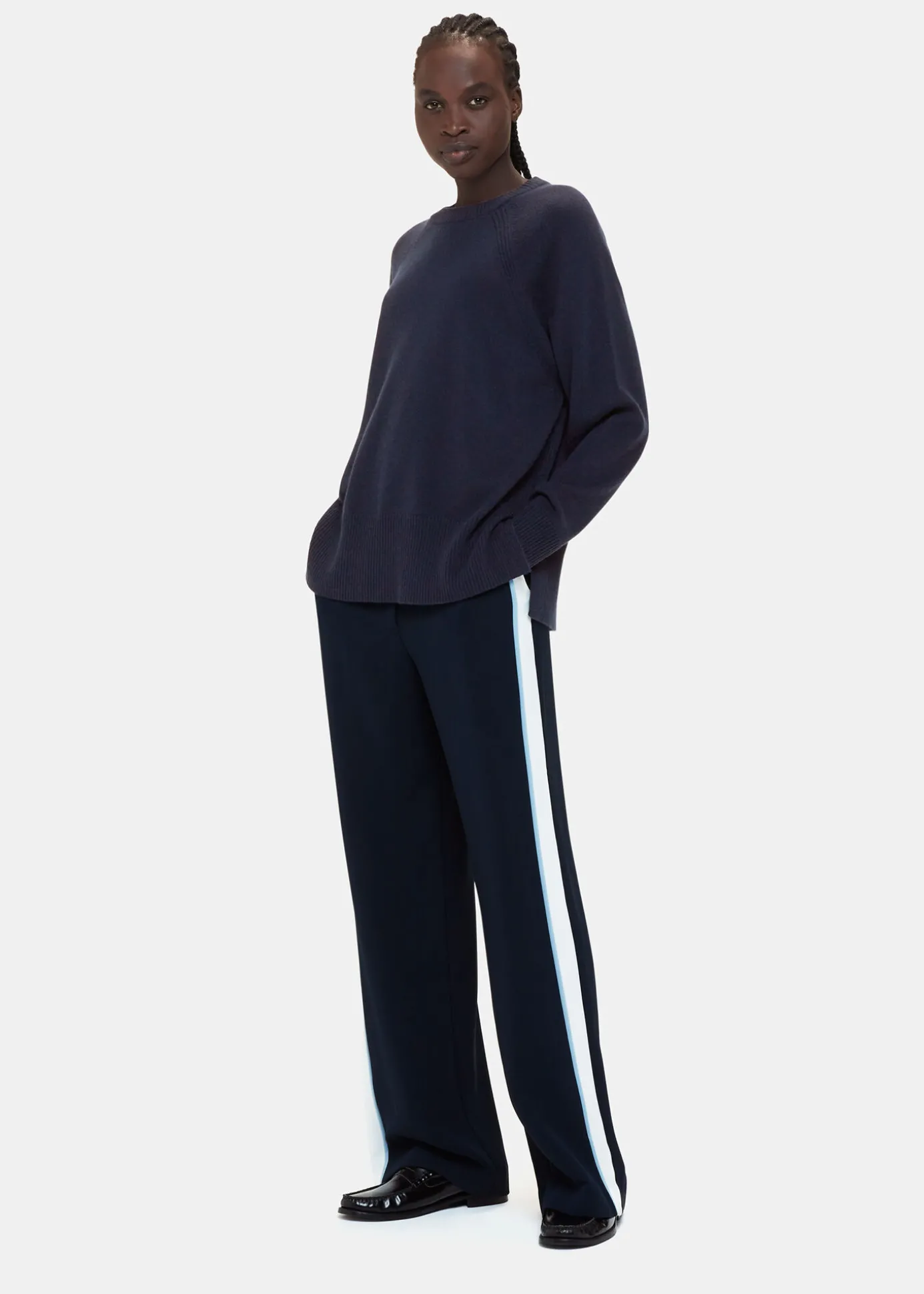 Navy Ultimate Cashmere Crew Neck