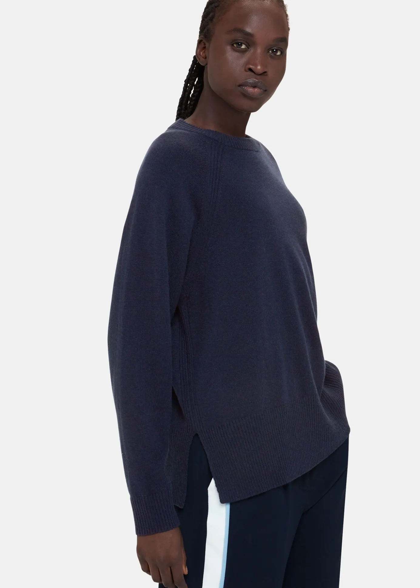 Navy Ultimate Cashmere Crew Neck