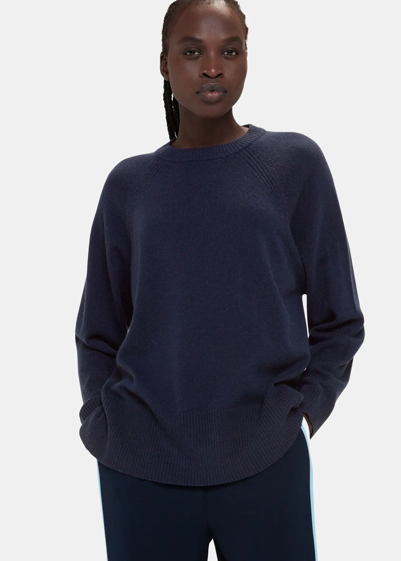 Navy Ultimate Cashmere Crew Neck