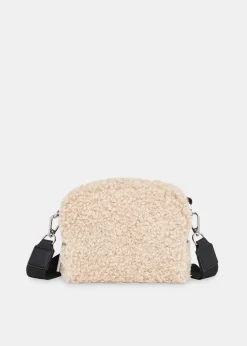 Neutral Bibi Borg Crossbody Bag