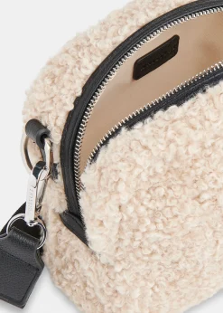 Neutral Bibi Borg Crossbody Bag