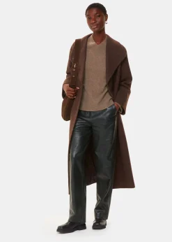 Neutral Cashmere V Neck Knit