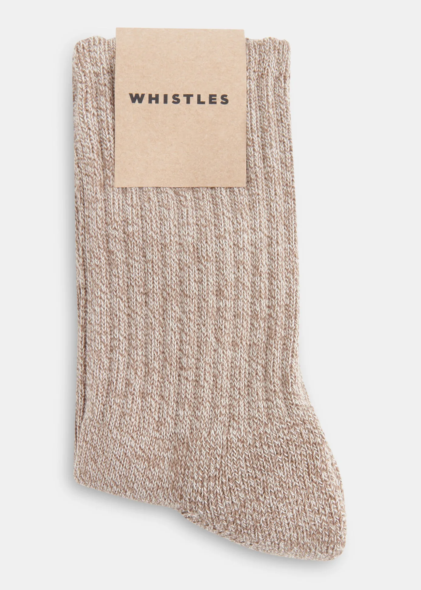 Neutral Chunky Marl Socks