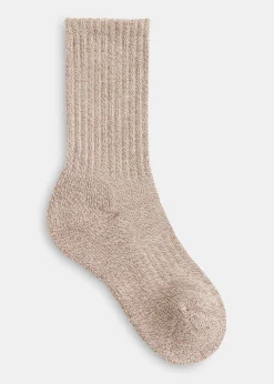 Neutral Chunky Marl Socks