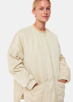 Neutral Esther Quilted Coat