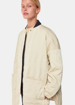 Neutral Esther Quilted Coat