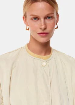 Neutral Esther Quilted Coat