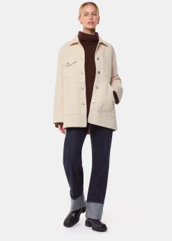 Neutral Jo Utility Jacket