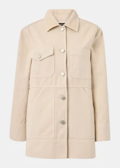 Neutral Jo Utility Jacket