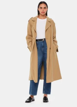 Neutral Riley Trench Coat
