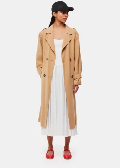 Neutral Riley Trench Coat
