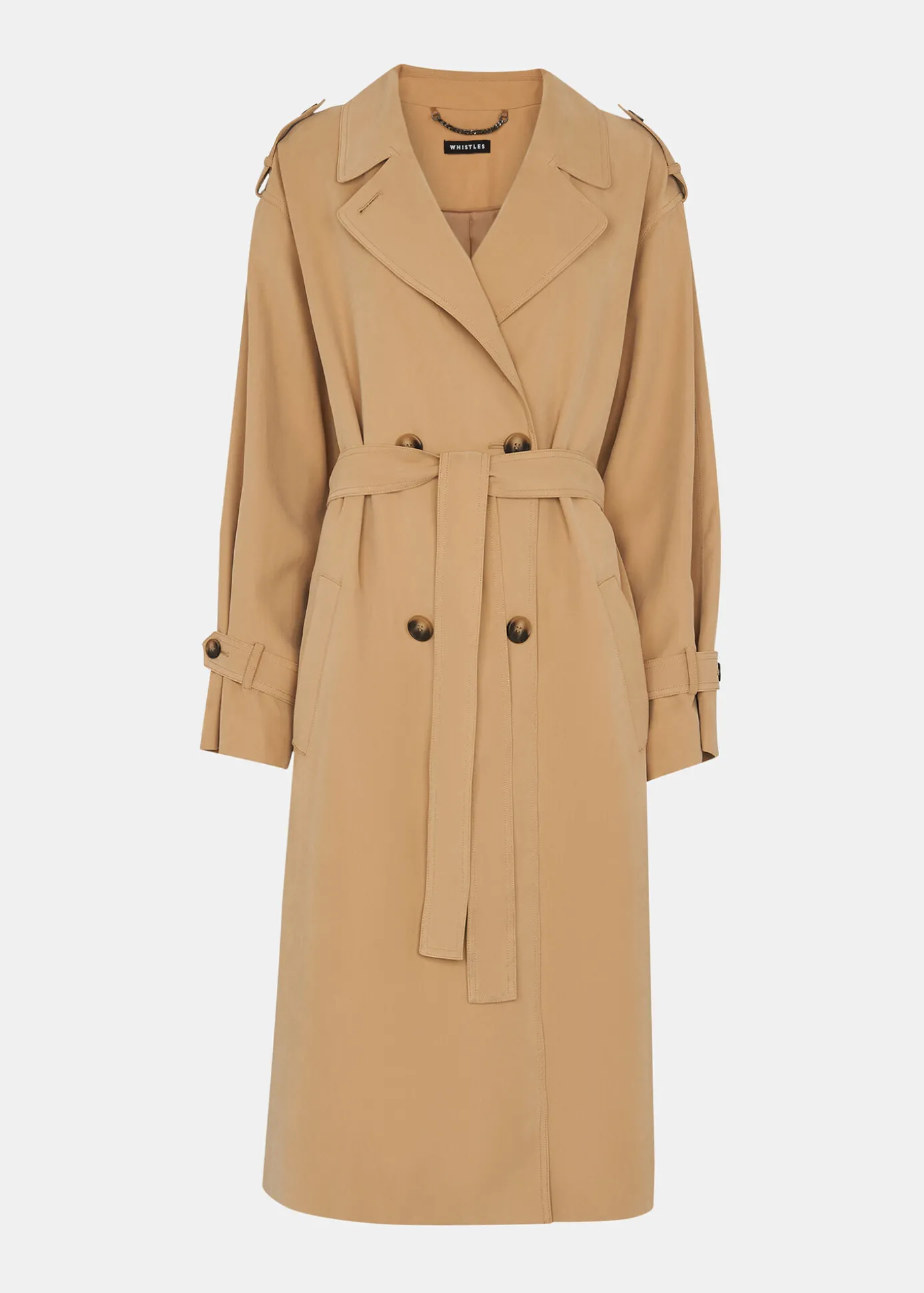 Neutral Riley Trench Coat