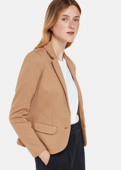 Neutral Slim Jersey Jacket