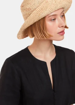 Neutral Straw Bucket Hat