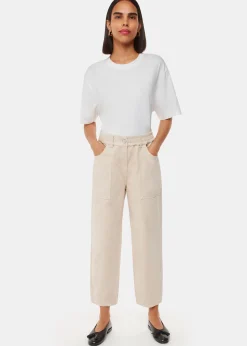 Neutral Tessa Casual Trouser