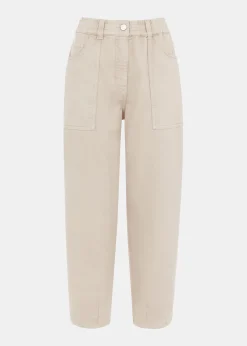 Neutral Tessa Casual Trouser