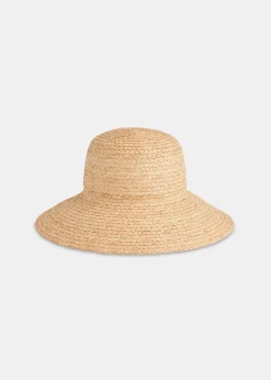 Neutral Wide Brim Straw Hat