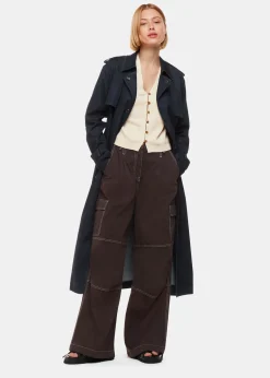 Oatmeal Bailey Button Through Tank