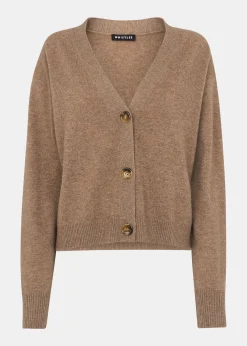 Oatmeal Cashmere Cardigan