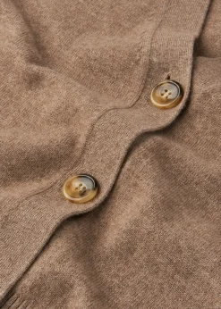 Oatmeal Cashmere Cardigan