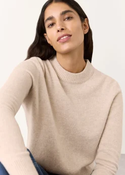 Oatmeal Wool Cropped Sweater