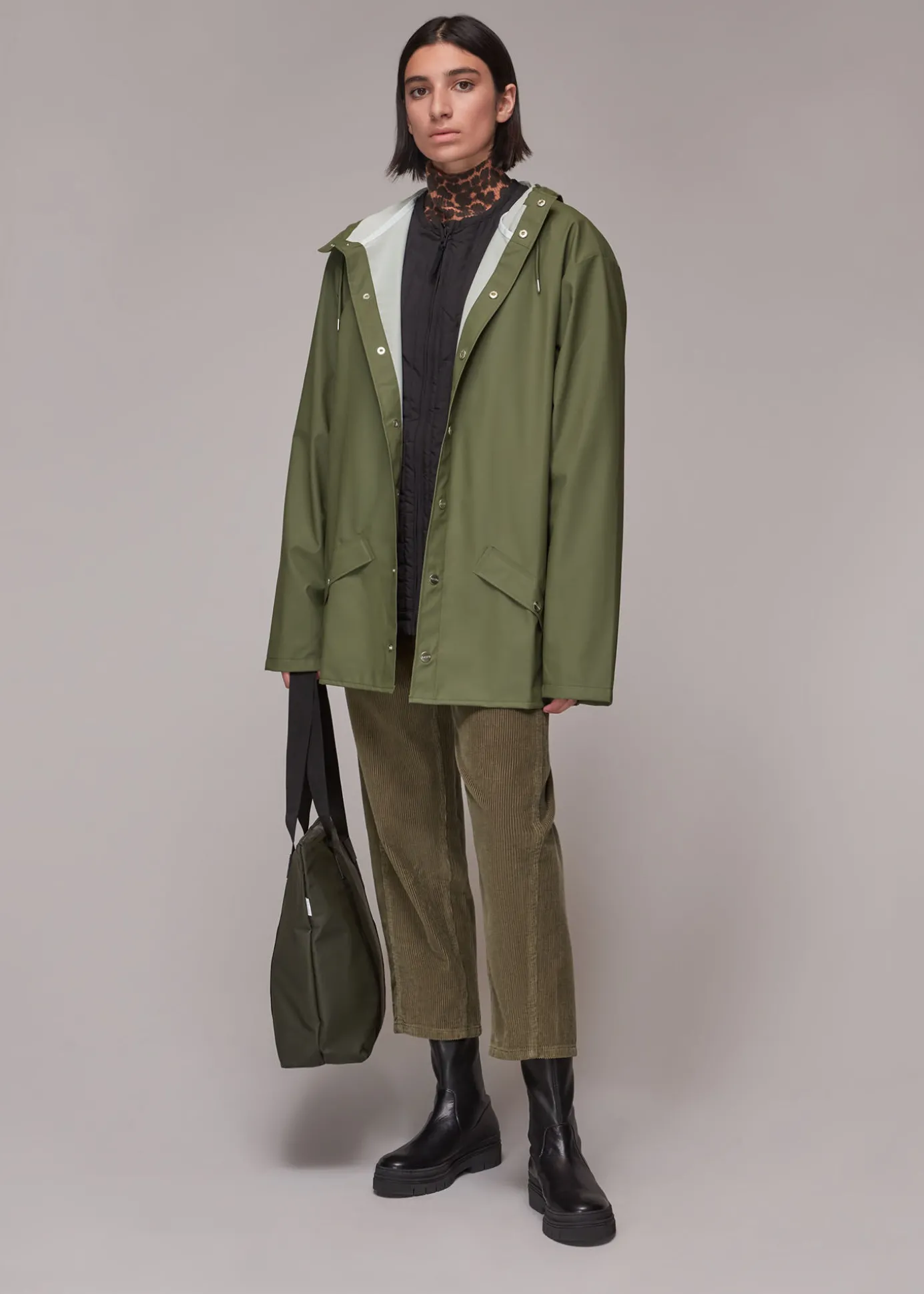 Olive Rains Hooded Jacket