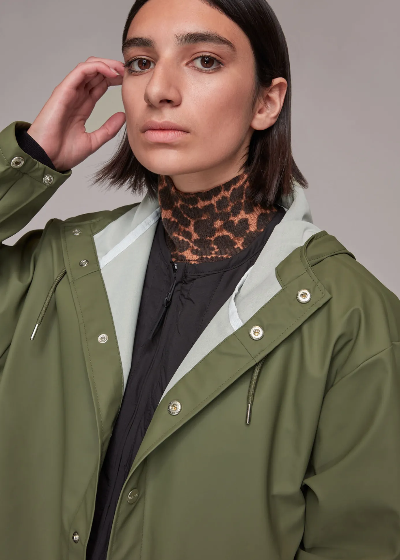 Olive Rains Hooded Jacket