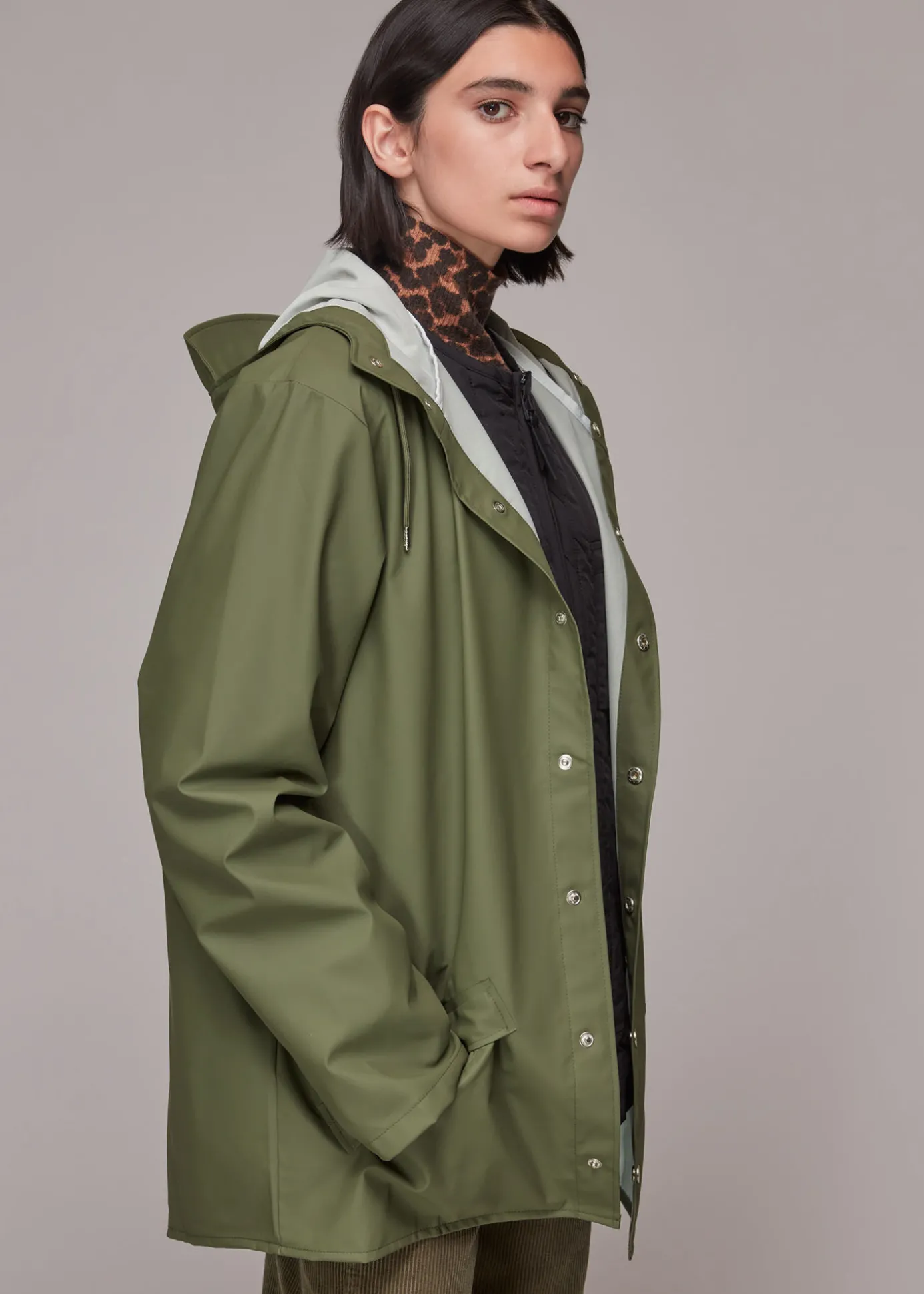 Olive Rains Hooded Jacket