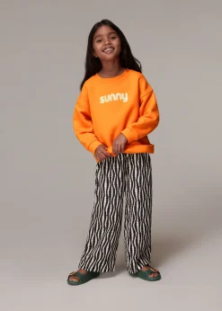 Orange Sunny Sweatshirt