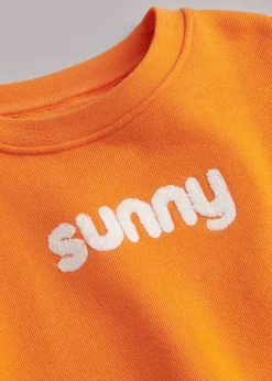 Orange Sunny Sweatshirt