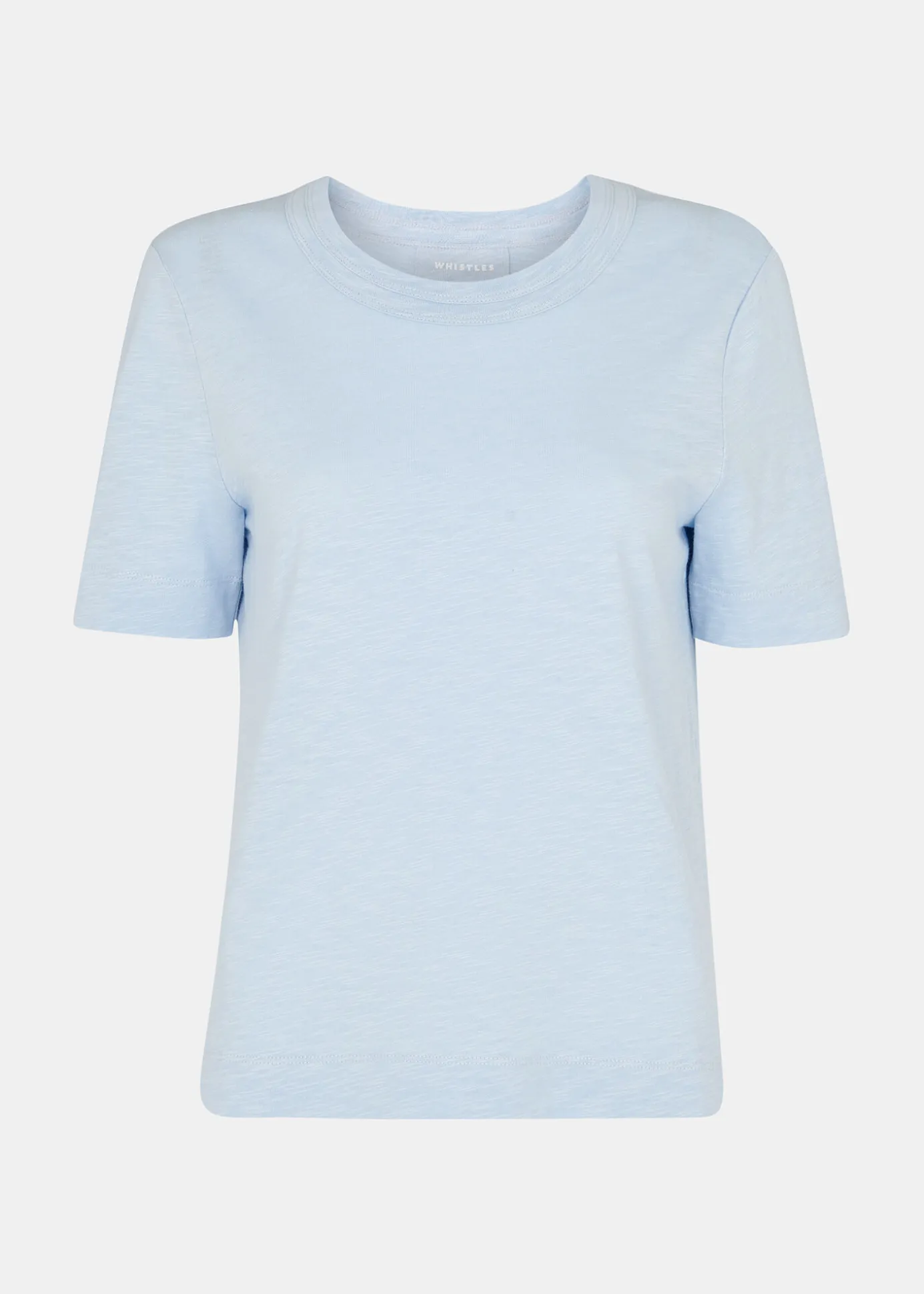 Pale Blue Rosa Double Trim T-Shirt