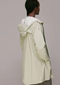 Pale Grey Rains Long Jacket