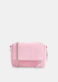Pale Pink Bibi Suede Mini Bag