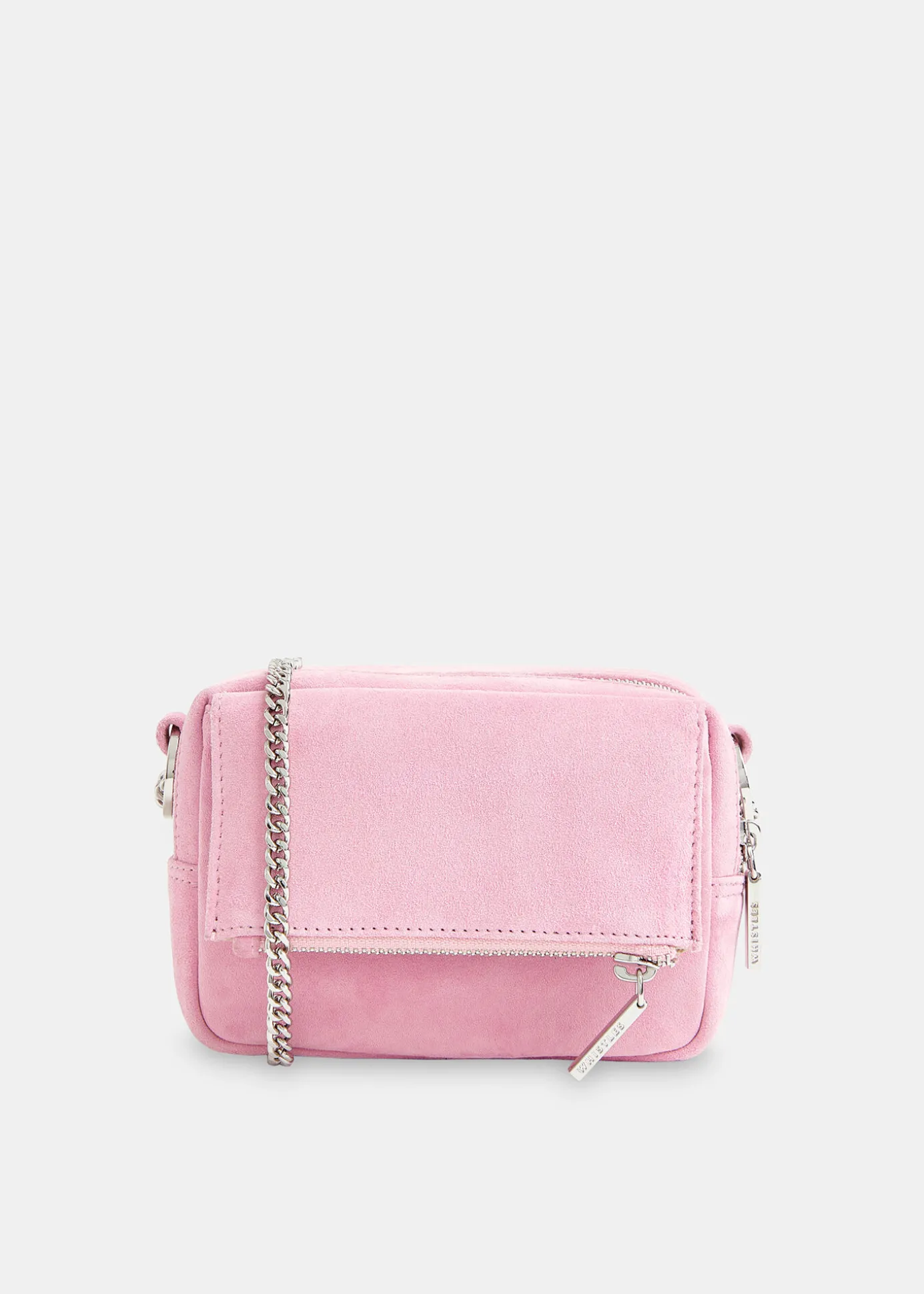 Pale Pink Bibi Suede Mini Bag