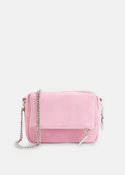 Pale Pink Bibi Suede Mini Bag