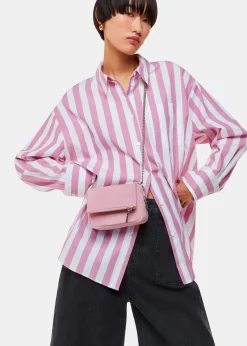 Pale Pink Bibi Suede Mini Bag