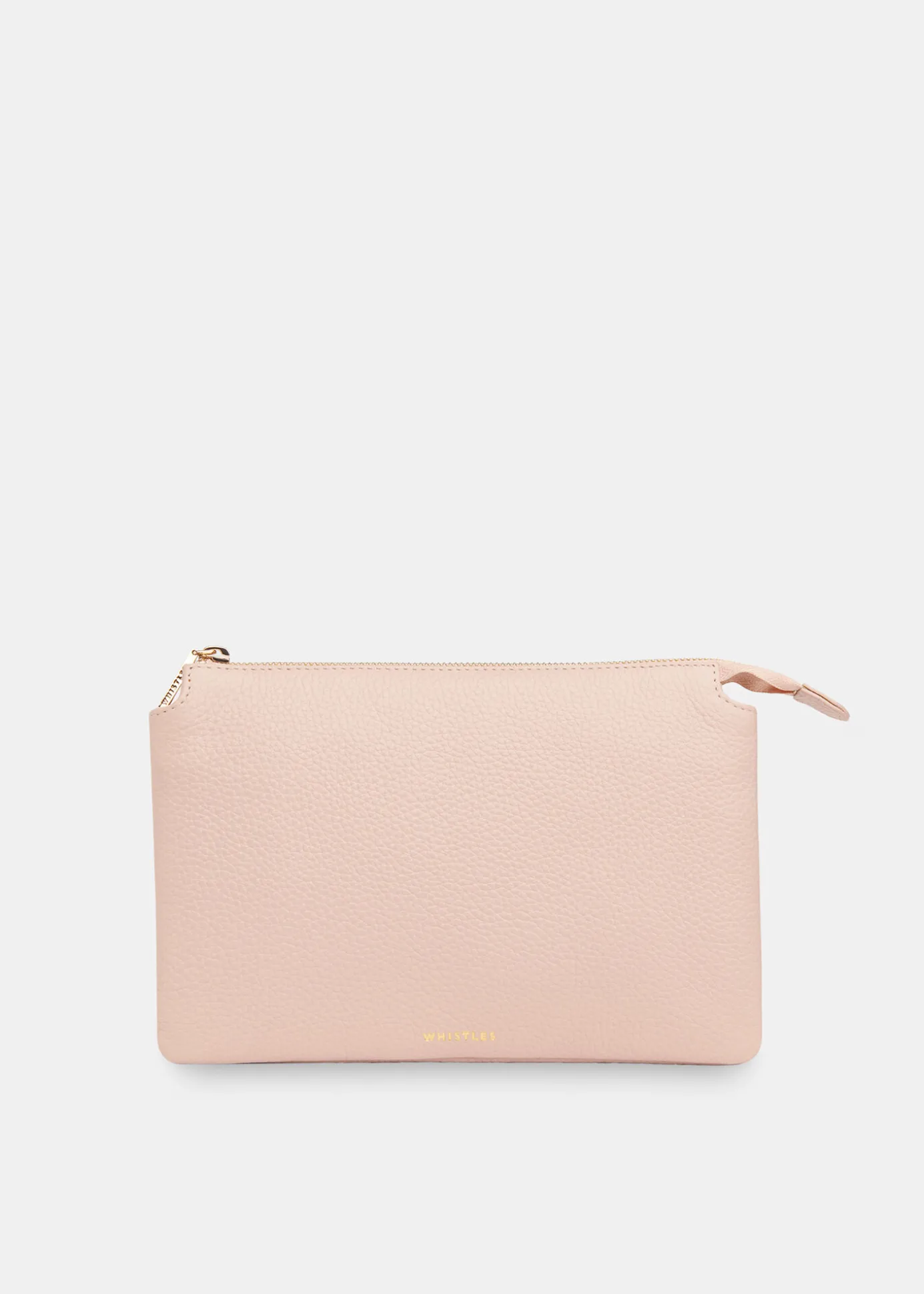 Pale Pink Elita Double Pouch Clutch