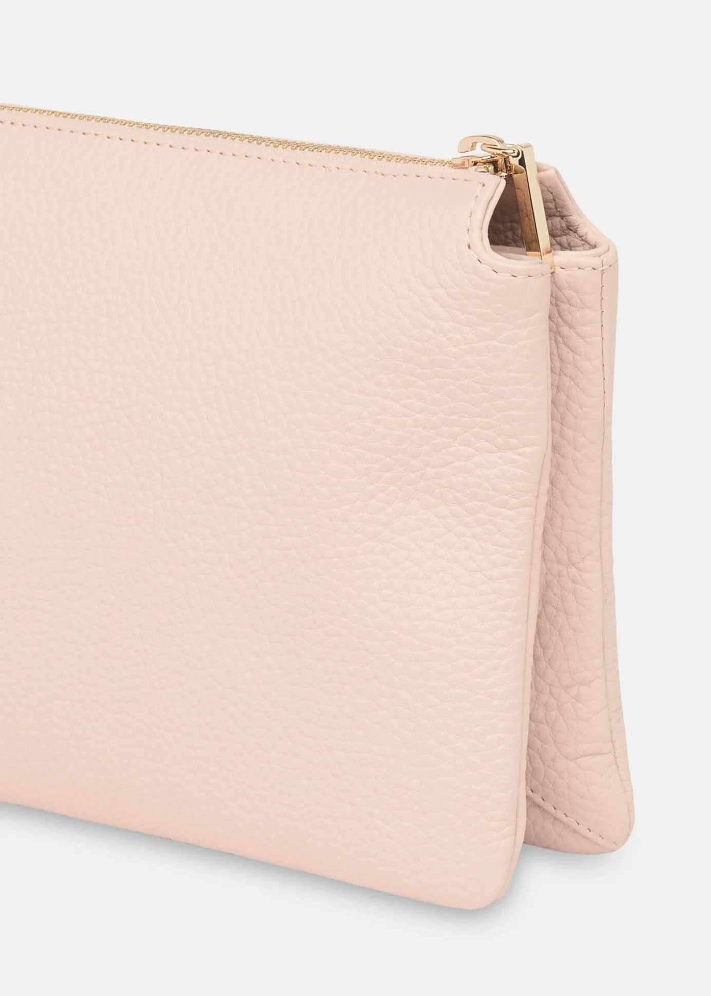 Pale Pink Elita Double Pouch Clutch