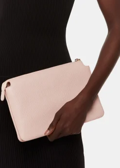Pale Pink Elita Double Pouch Clutch