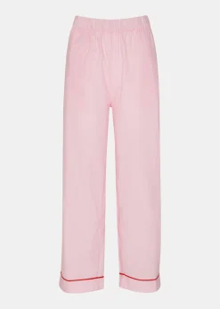 Pink Contrast Piping Pyjamas
