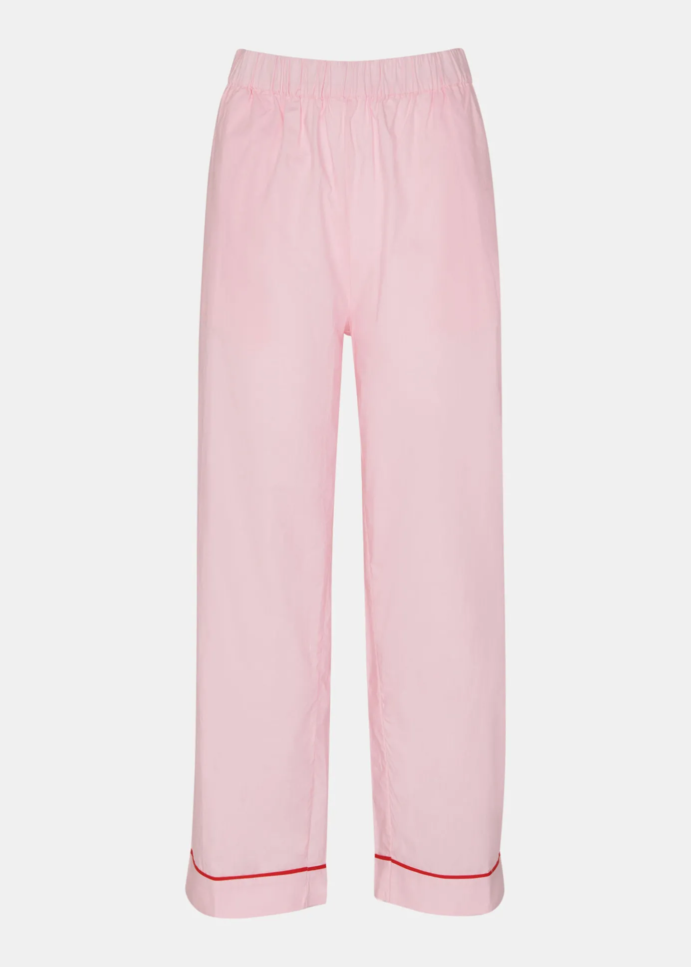 Pink Contrast Piping Pyjamas