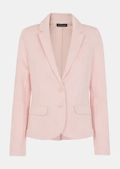 Pink Slim Jersey Jacket
