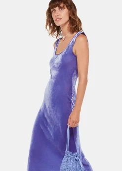 Purple Hai Velvet Sienna Dress