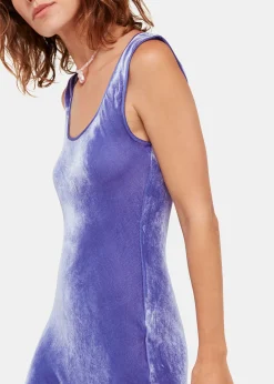 Purple Hai Velvet Sienna Dress