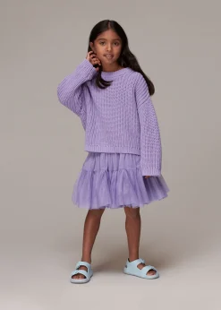Purple Izzy Tulle Skirt